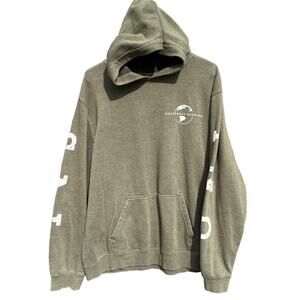 Universal Studios Green Camouflaged Hoodie Sweatshirt Size XL